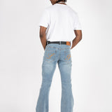 Stonewash Slim Stacked Flare