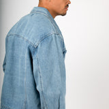 Nevada Blue Wash Utility Denim Jacket