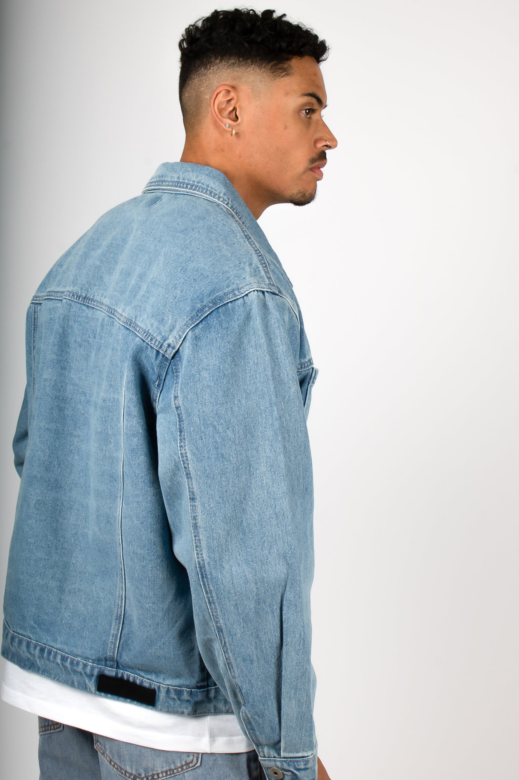 Nevada Blue Wash Utility Denim Jacket