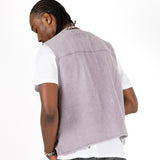 Lilac Denim Gilet Vest