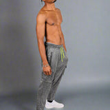 Grey Glitter Cargo Jogger