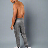 Grey Glitter Cargo Jogger