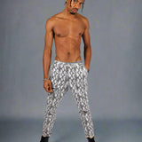 Grey Snake Patent Trouser