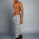 Grey Snake Patent Trouser