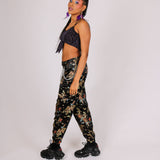 Dragon Jacquard Relaxed Cargo Trousers Relaxed Cargo Trouser