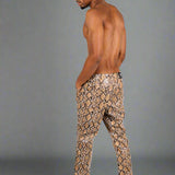 Brown Snake Patent Trouser