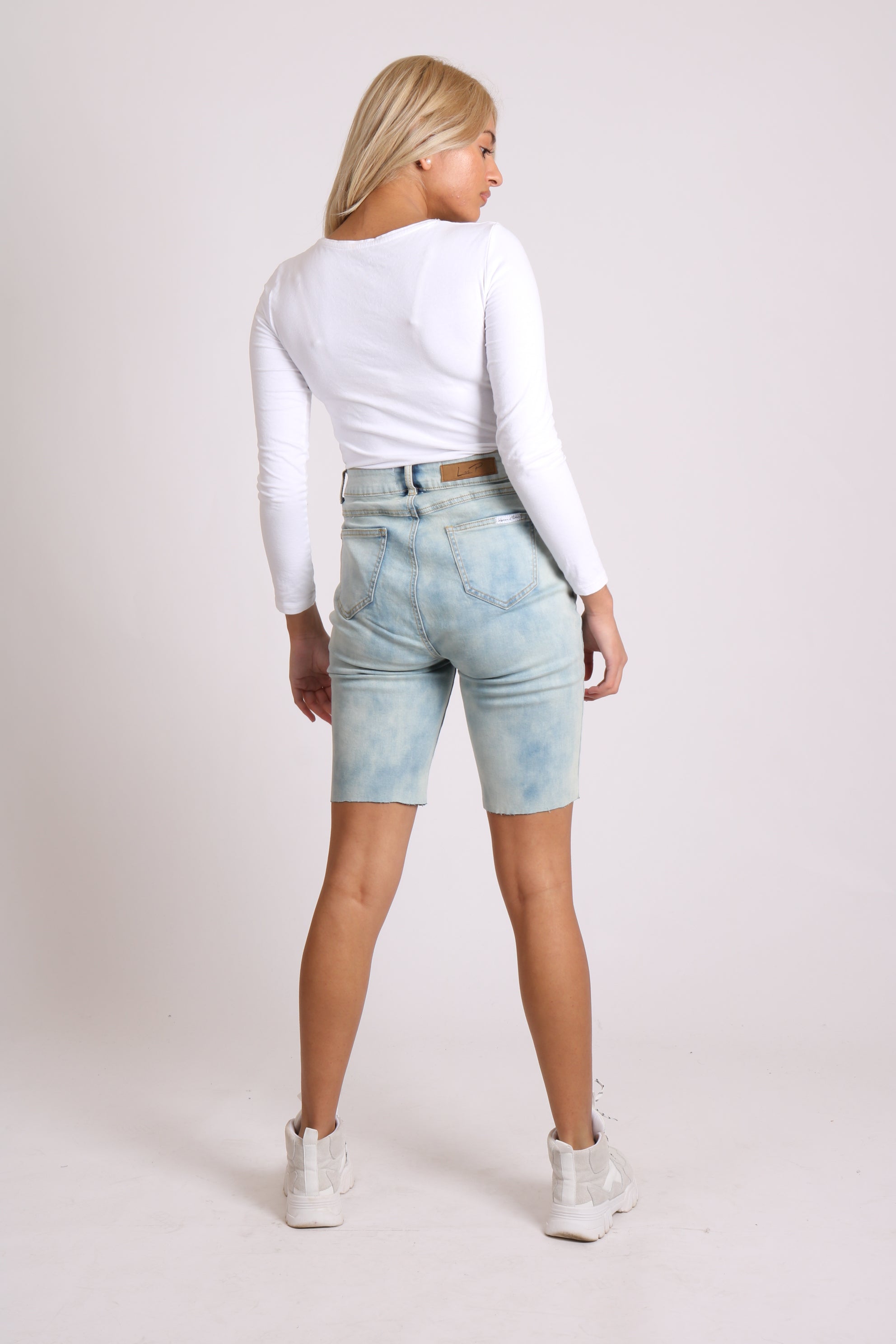 Super Stretch Denim Cycling Shorts