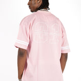 Pink 'Blessed' Varsity Tee