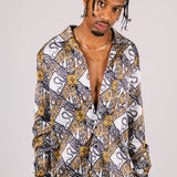 Chain & Snake Geometric Party Shirt