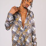 Chain & Snake Geometric Party Shirt