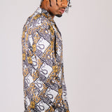 Chain & Snake Geometric Party Shirt