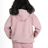 Mauve All Over 'LNP' Motif Hoodie