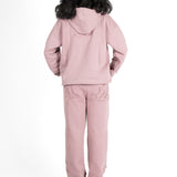 Mauve All Over 'LNP' Motif Hoodie