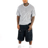 Grey Knit Jersey T-Shirt
