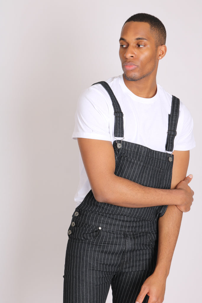 Nashville Pinstripe Skinny Dungaree