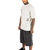 Stone Relaxed Distorted Love Graphic T-Shirt