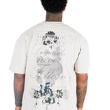 Stone Relaxed Distorted Love Graphic T-Shirt