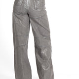 Metallic Bandeau Panelled Jumpsuit