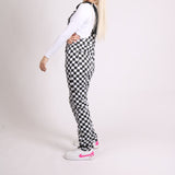 Checkered Printed Dungaree