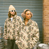 Camo Oversized Borg Jumper