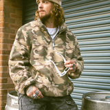 Camo Oversized Borg Jumper