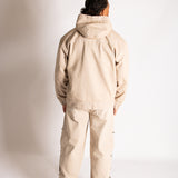 Relaxed Baggy Fireman Clasp Jeans in Ecru