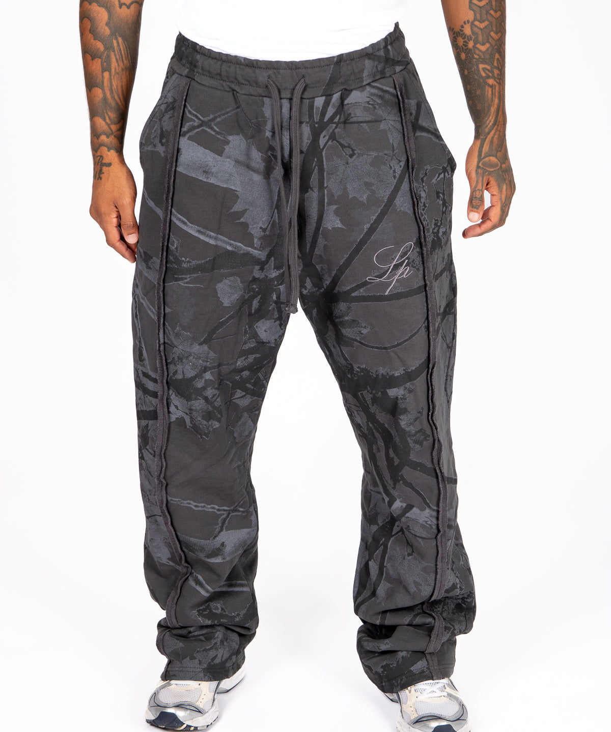 Oversized Black Mountain Printed Tracksuit