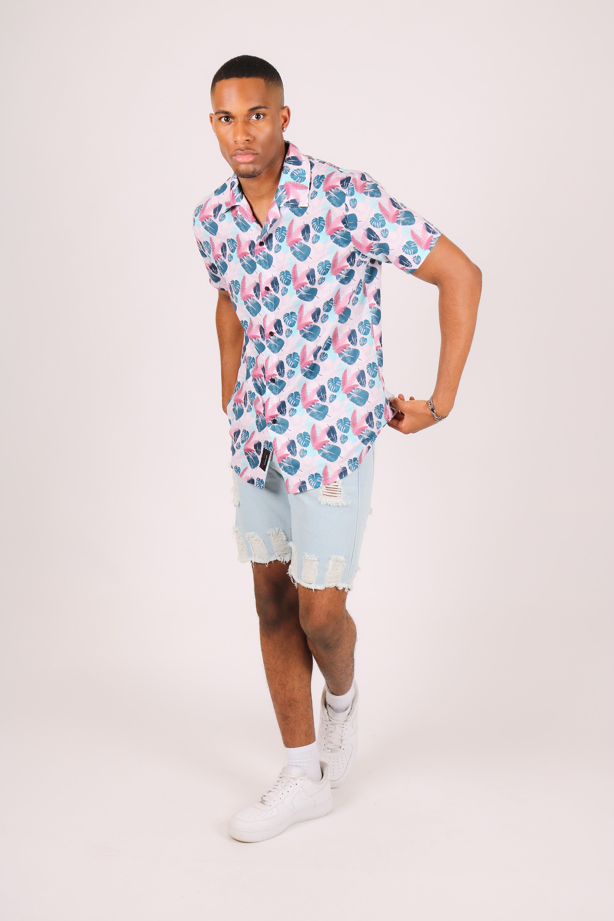 Havana Club Floral Pattern Shirt