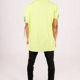 Joggers With Neon Green Pull Ties
