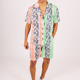 Splice Snake Print Shirt