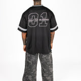 Black 'Blessed' Varsity Tee