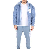 Baby Blue Utility Cargo Polar Fleece Joggers