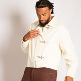 Harrington Ecru Buckle Detail Denim Jacketcha