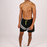 Black With Stripes Shorts