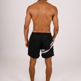 Black With Stripes Shorts