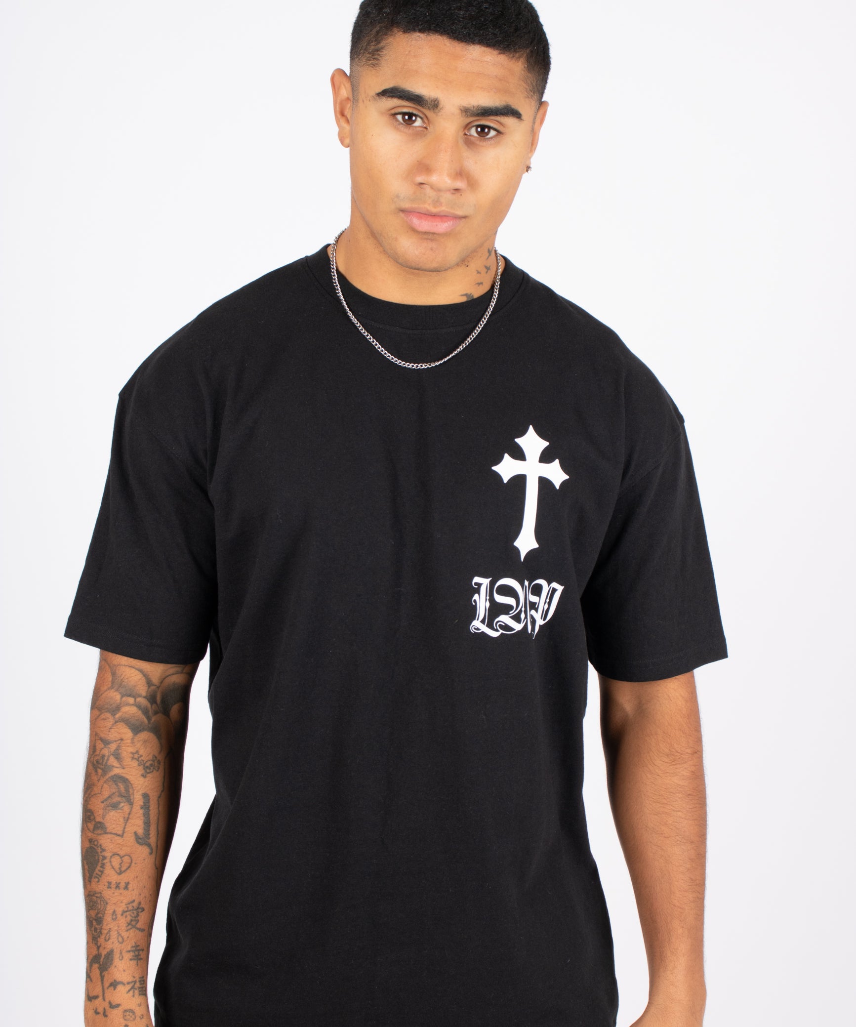only-the-blessed-cross-tshirt