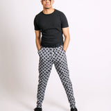 Geometric Printed Tailored Trousers