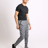 Geometric Printed Tailored Trousers