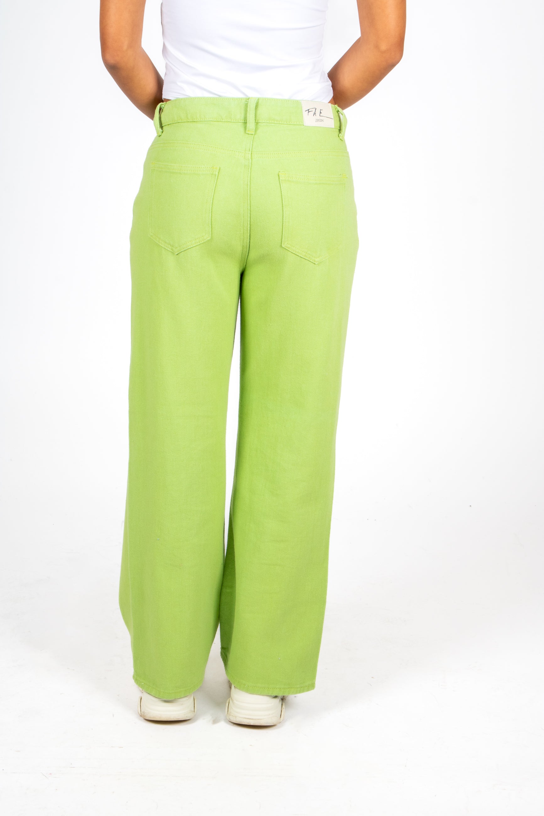 Lime green jeans sales womens