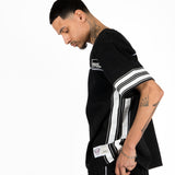 Black Denim Varsity T-Shirt