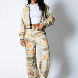 Vintage Camo Baggy Horseshoe Jeans