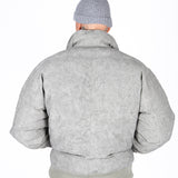 Liquor N Poker Oversized Nylon Bomber Jacket