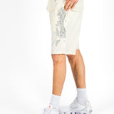 Off White Royal Printed Shorts