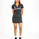 Black Varsity 'Blessed 01' Dress