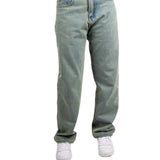 FAE Dirty Bleach High Waist Leg Jeans