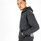 Oversized Black "Eternal Paradise" Back Print Hoodie
