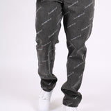 Black Owners Motorsport Printed Denim Jeans