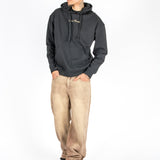 Sand Wash Brown Contrast Stitch Barrel Varsity Jeans