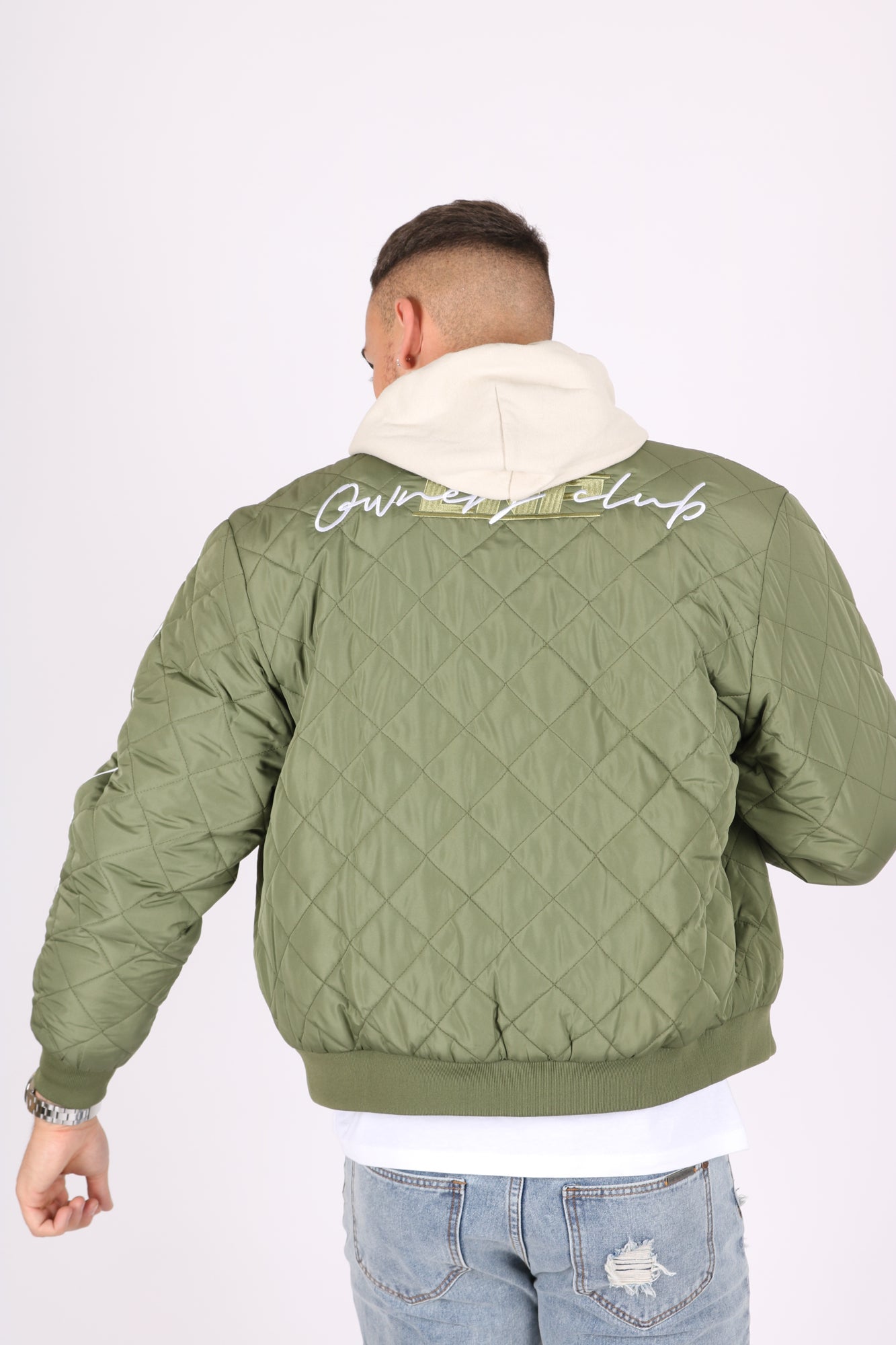 Owners Club Quilted Bomber Jacket