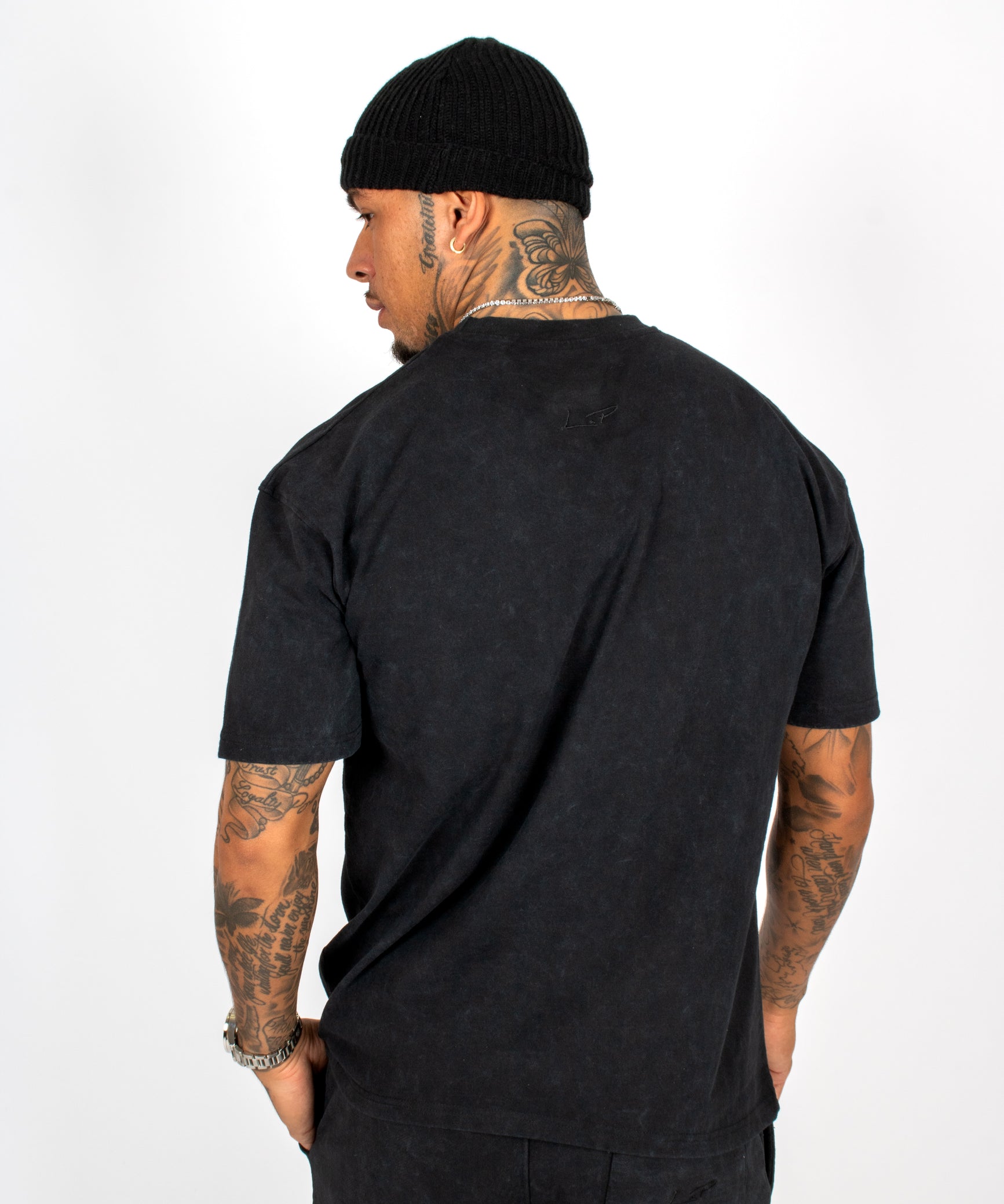 Acid Black Recycled Relaxed Essential T